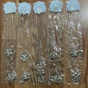 Fashion 6-Pieces Flower Necklaces